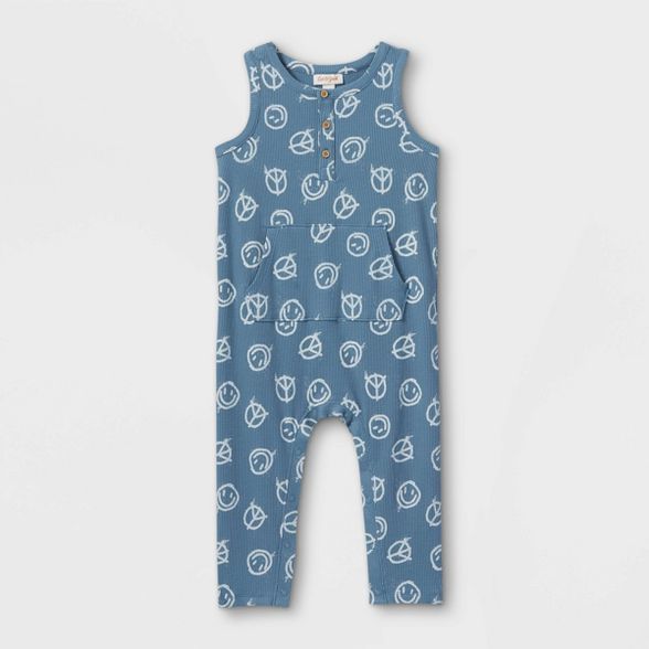 Toddler Boys' Henley Short Sleeve Jumpsuit - Cat & Jack™ | Target