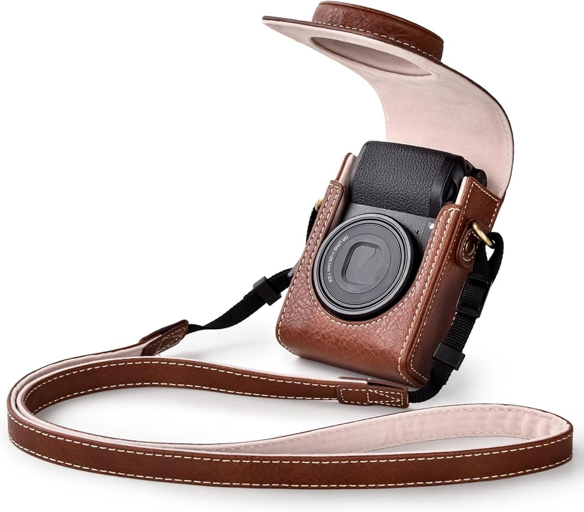 Rieibi Camera Case for Sony ZV1F/ZV1/Ricoh GR IIIx/Ricoh GR III II/Fujifilm X-Half/X-HF1/Panasoni... | Amazon (US)