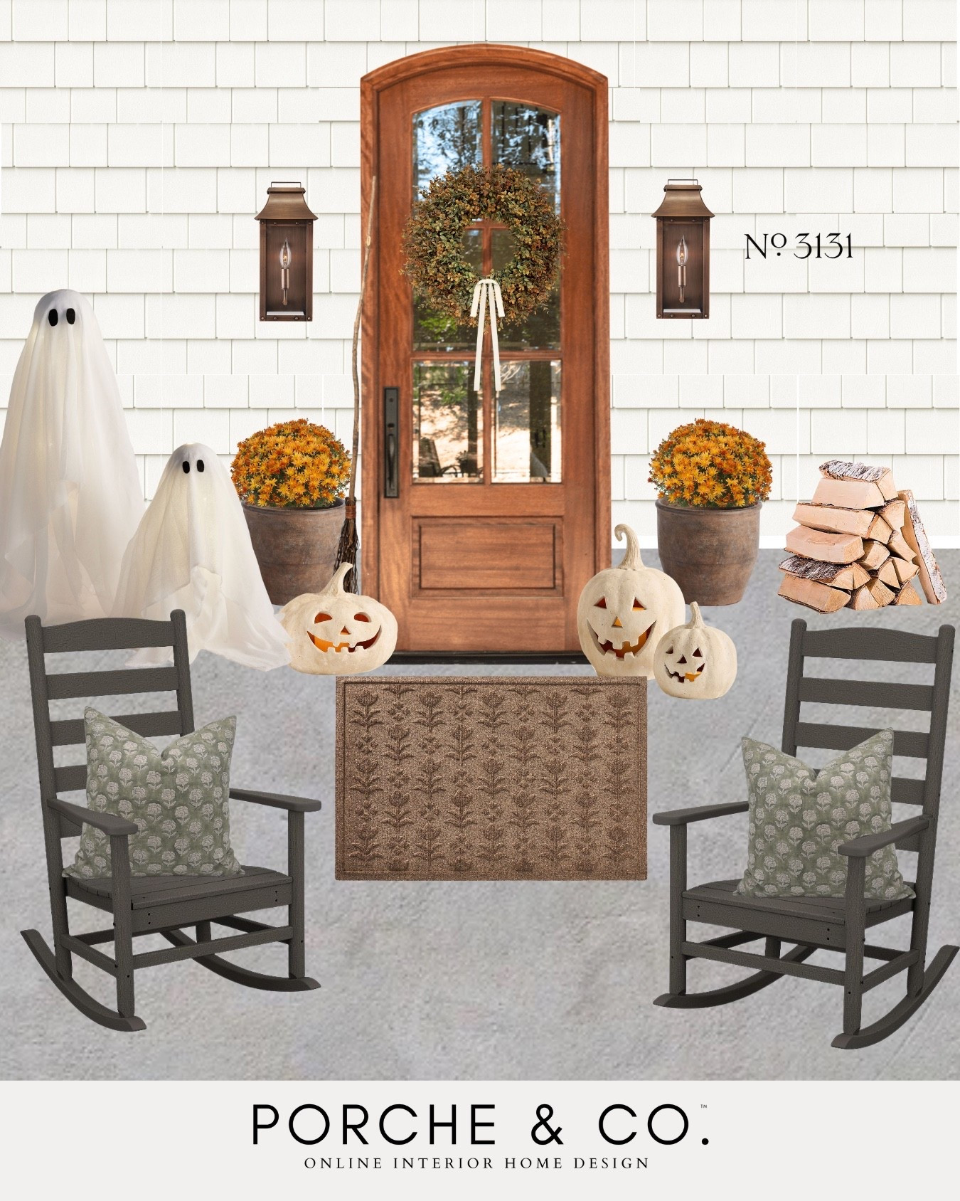 🍂👻 Front Porch Goals 👻🍂
This Curated Collection is all about mixing cozy charm with festive fun! From the timeless rocking chairs + layered pillows, to pumpkins, mums, and a textured doormat—every detail makes your entryway feel both warm and seasonal. Add in a few playful ghost accents, and you’ve got the perfect balance of classic + whimsical fall style.

Tap to shop each piece and recreate this welcoming (and slightly spooky 👀) look at home! 🏡✨

#porcheandco
#LTKhome #LTKfall #fallporchdecor #frontporchstyle #homewithporcheandco

#LTKFallSale #LTKHome #LTKSeasonal
