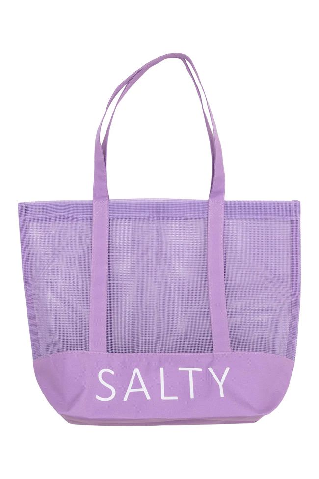 SALTY Purple Beach Tote DOORBUSTER | Pink Lily