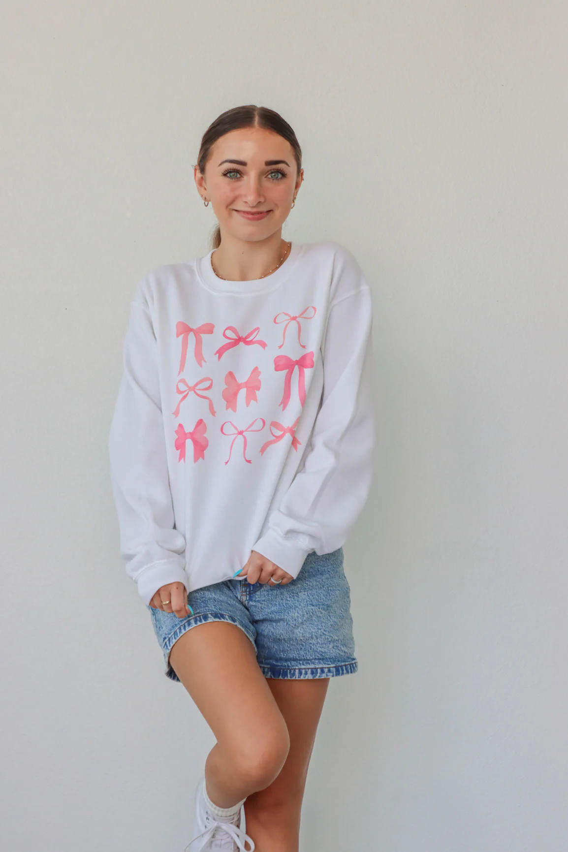 Wrapped In Ribbon Crewneck | Lash Next Door