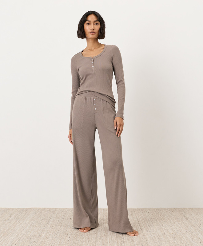 starstarstarstarstar_half36 ReviewsShow Reviews for Dream Rib Slim HenleyOrganic Dream Rib Slim H... | Pact Apparel