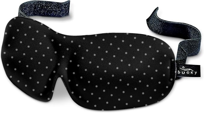 Bucky 40 Blinks No Pressure Beauty & Travel Eye Masks, Gray Dots | Amazon (US)