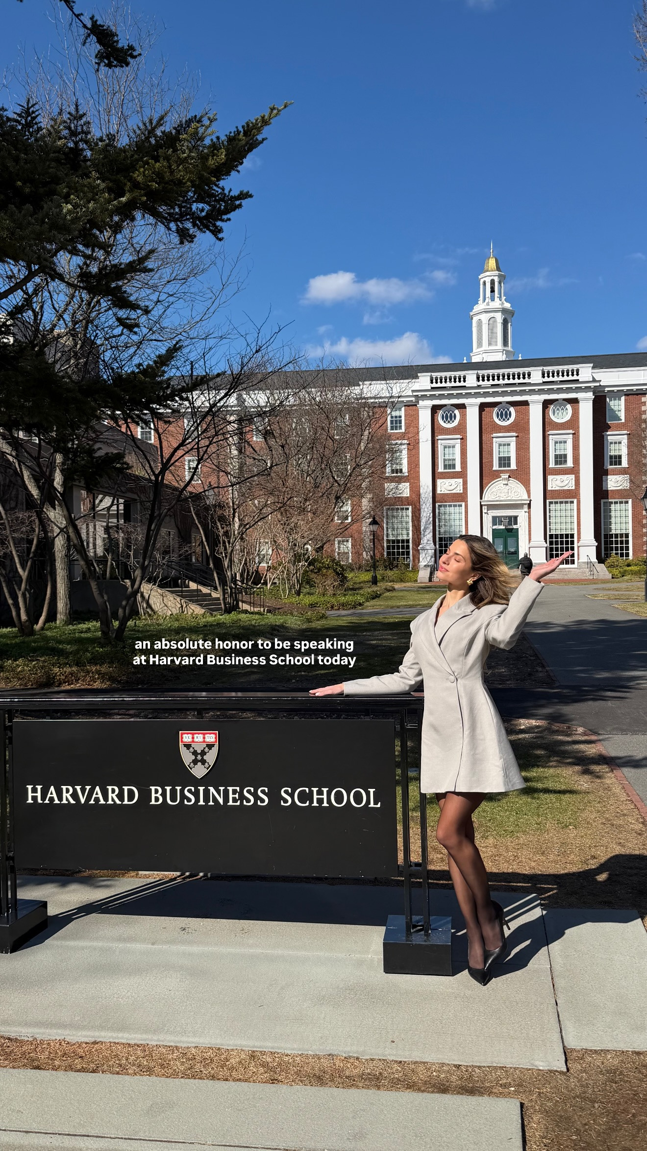 what i wore to speak at harvard business school! 

 