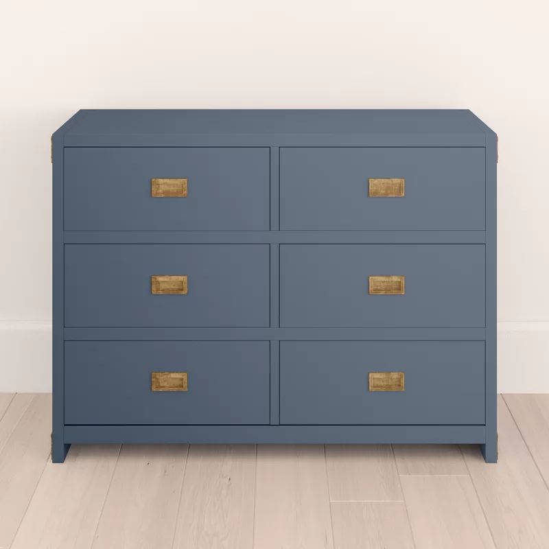 Brien 45'' Wide 6 - Drawer Double Dresser | Wayfair North America