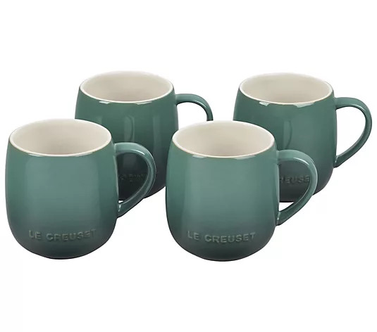Make Your Selection: Le Creuset Set of (4) 13-oz Heritage Mugs | QVC