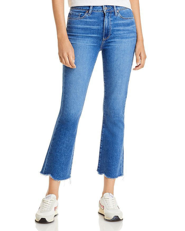 Colette Cropped Flared Jeans in Bay - 100% Exclusive | Bloomingdale's (US)