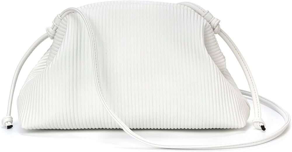 KingTo Clutch Crossbody Purse for Women Soft Cloud Bag Fashion Dumpling Shoulder Handbag Ruched P... | Amazon (US)