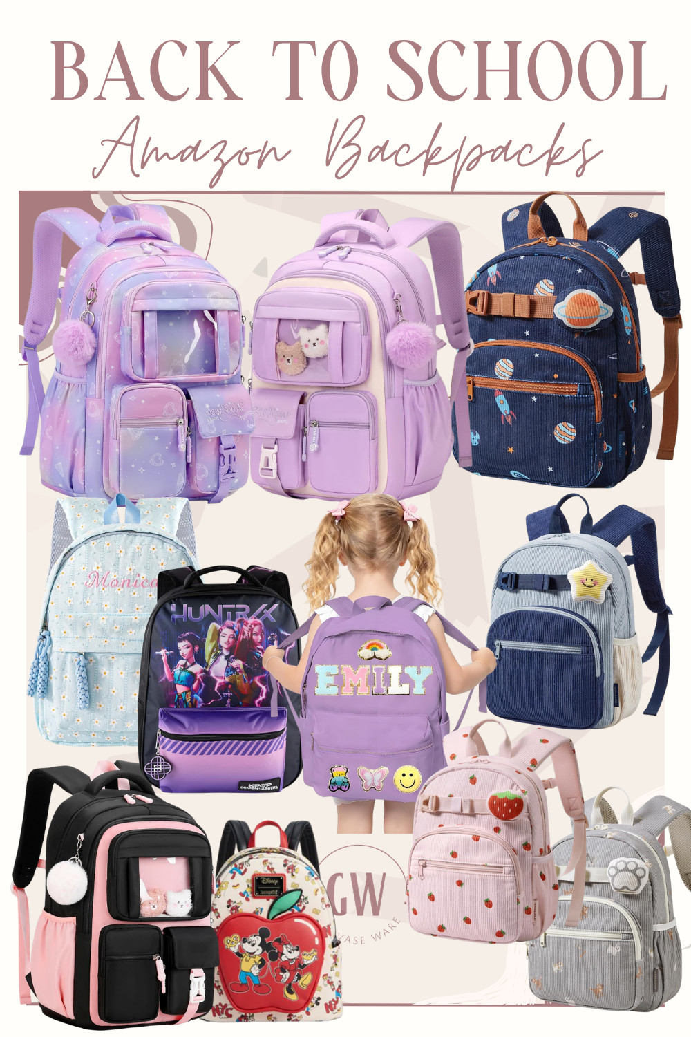 Amazon backpacks that are too cute to pass up 🎒✨ So many fun styles that are perfect for heading back to school! 

 #LTKootd #LTKActive #LTKKids