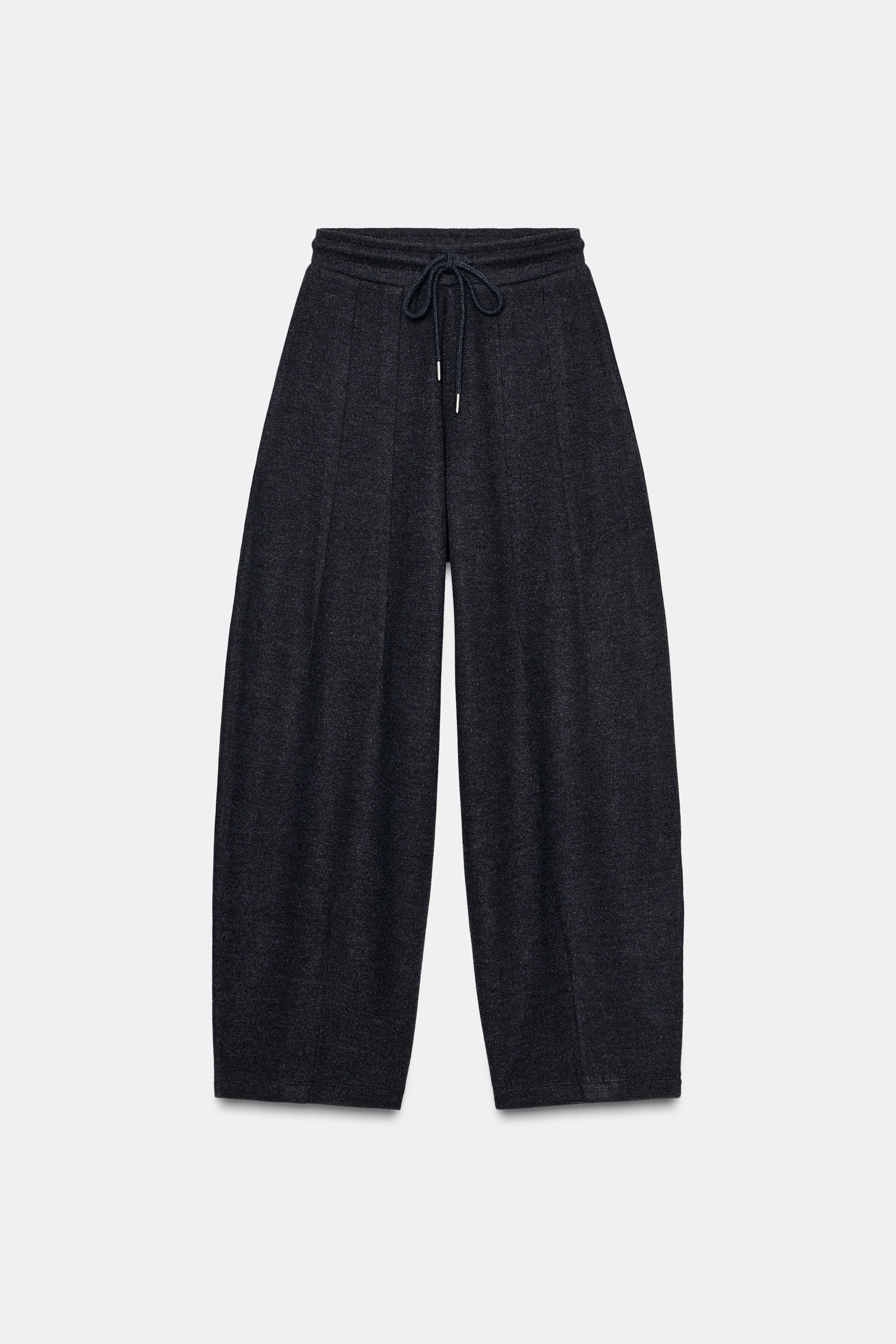 BALLOON RIB SOFT PANTS | Zara Canada