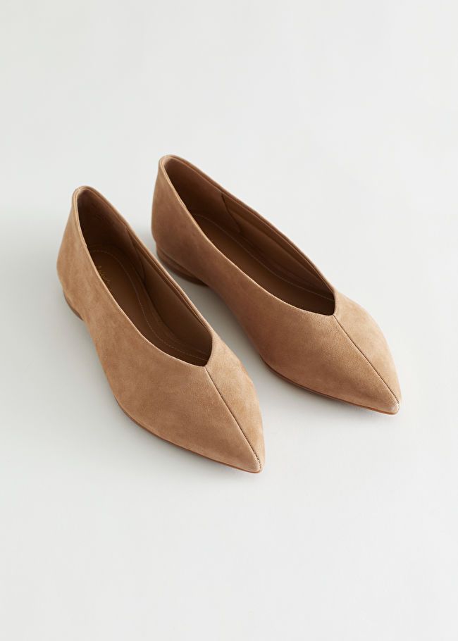 Suede Pointed Ballerina | & Other Stories (EU + UK)