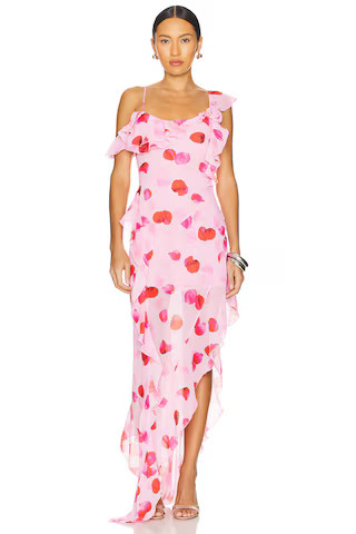 Julietta Maxi Dress in Pink | Revolve Clothing (Global)