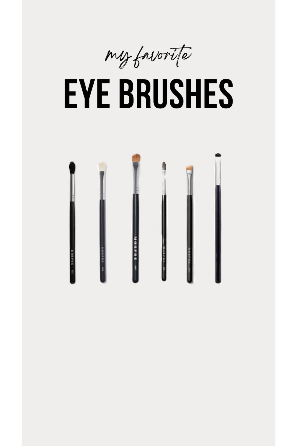 Favorite eye makeup brushes

#LTKbeauty