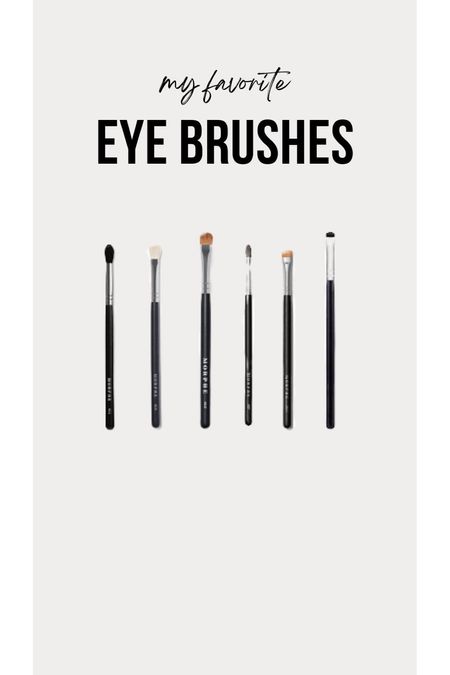 Favorite eye makeup brushes

#LTKbeauty