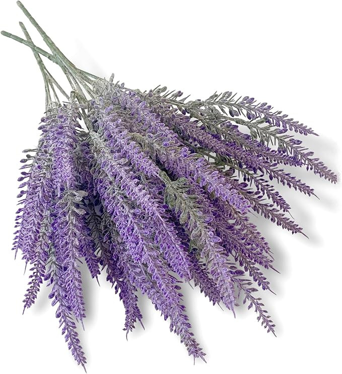 Lavanda Artificial Nevada para Decoração de Arranjos Festas Escritórios Lavabos Jardins Artifi... | Amazon (BR)
