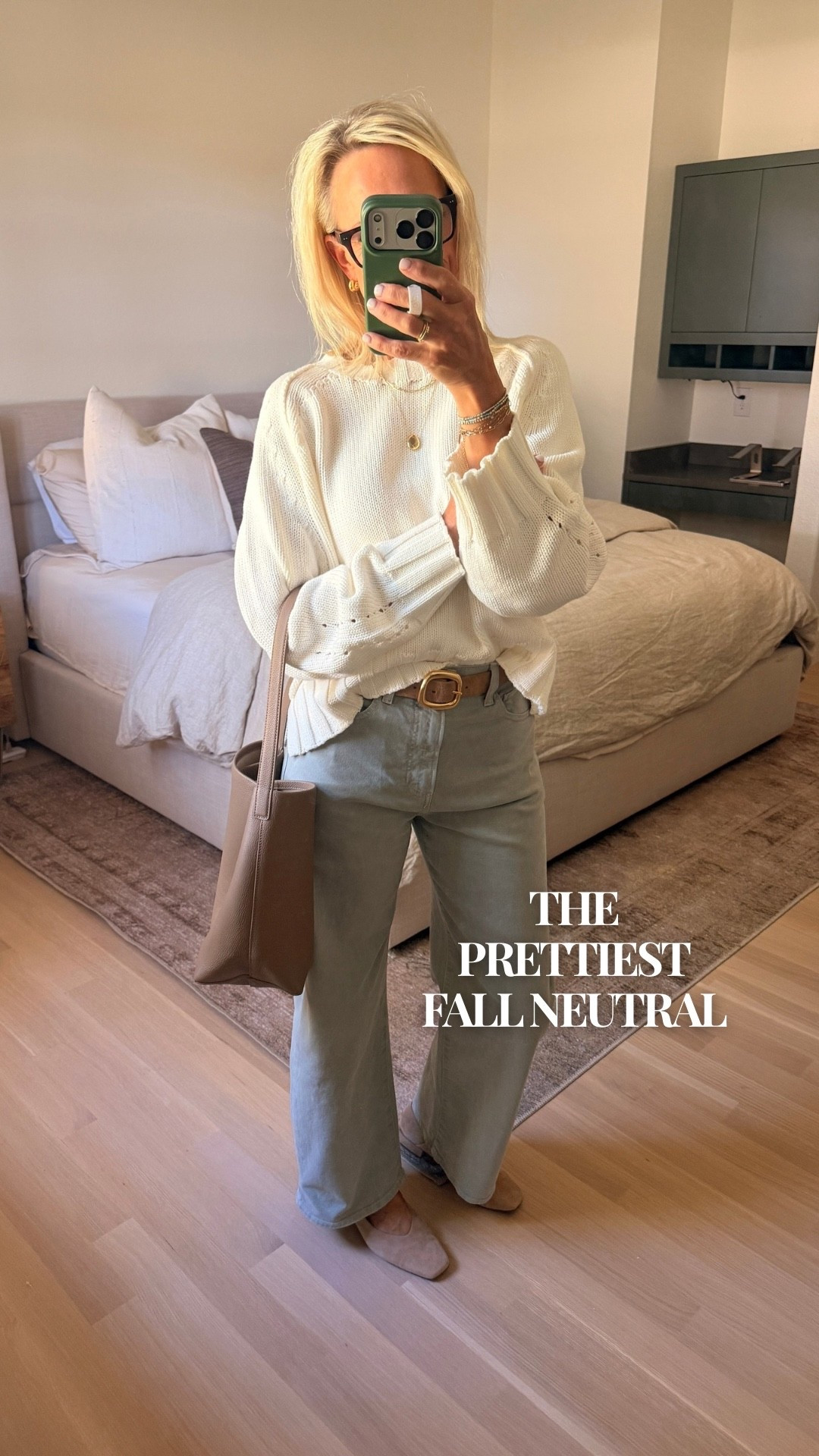 New Paige denim arrival for fall and currently 25% off! I love this soft, neutral shade—it pairs so easily with sweaters and other fall basics, and they’re really comfortable, too. I sized down to a 26. I paired them with this J.Crew sweater, which is under $100 and makes such an easy neutral fall outfit.

#LTKootd #LTKgrwm #LTKSaleAlert