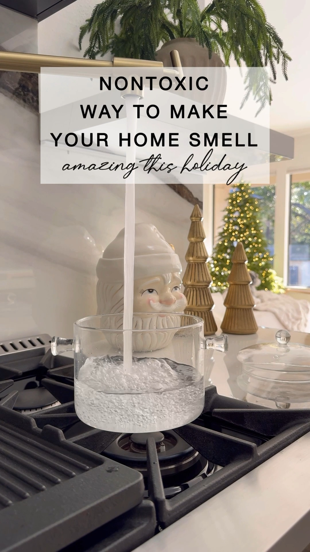 Make your home smell like so good with this simmer pot recipe. Fragrant aromas of rosemary, vanilla and orange 🍊 combine for a delightfully inviting scent & best of all - it's NON•TOXIC!
3 sprigs of rosemary
1 orange, cut into slices
1/2 cup cranberries (fresh is best)
3-4 Cinnamon Sticks
1 TSP vanilla extract
1 TSP cloves
3 cups water

Boil 3 cups water on stove. I love to use my glass simmer pot.
Add the ingredients.
Simmer over low heat. Continue to simmer, uncovered, for up to 2 hours. Top off with water as needed.

#LTKHome #LTKHoliday