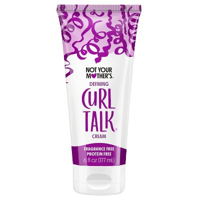 Not Your Mother's Curl Talk Fragrance Free Defining Cream Curl Enhancer - 6 fl oz: Moisturizing, Ethyl Alcohol-Free, Paraben-Free, Sulfate-Free | Target