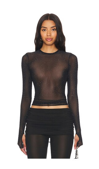 Kaylee Top in Noir | Revolve Clothing (Global)