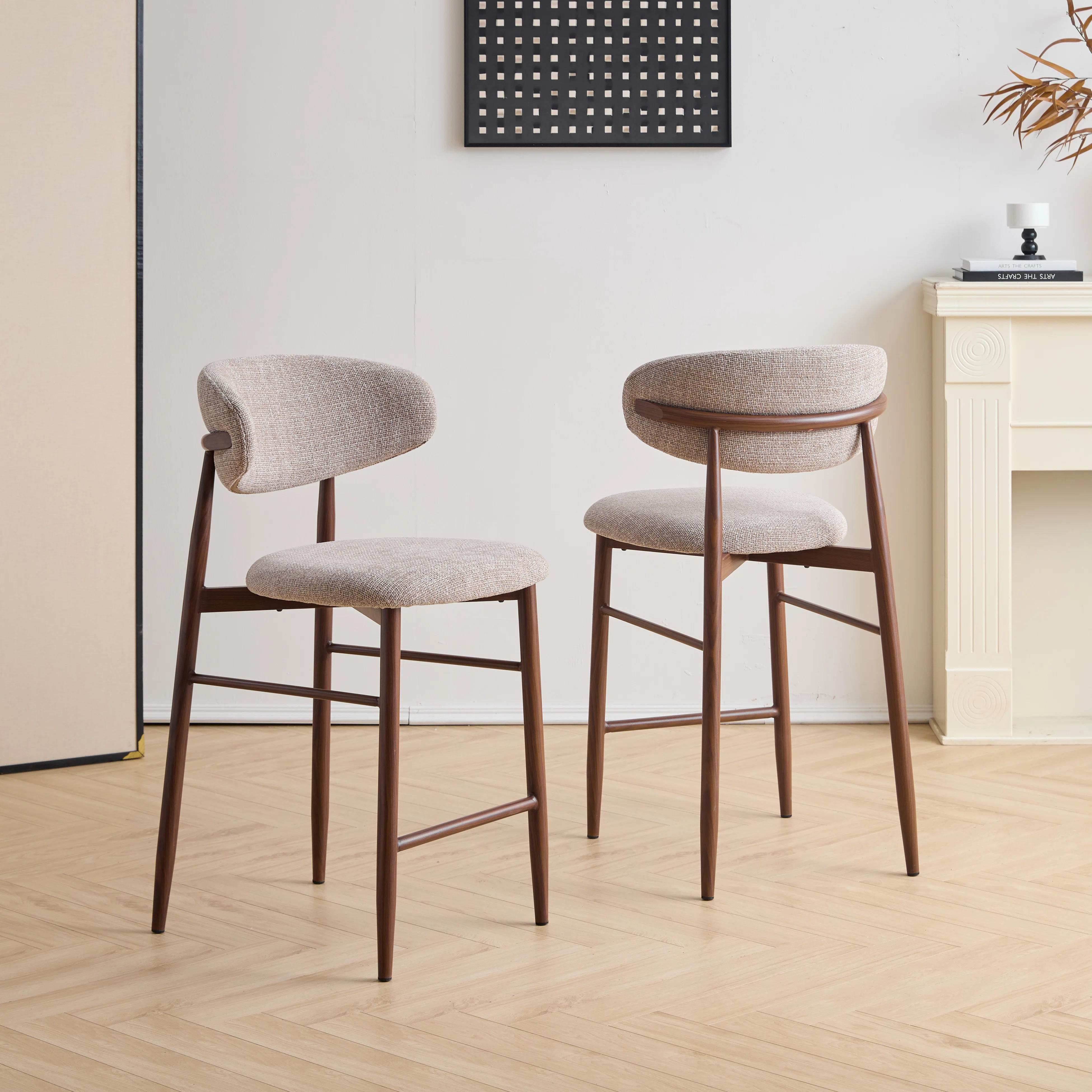 George Oliver Maust Metal Bar Stools With Cushion | Wayfair | Wayfair North America