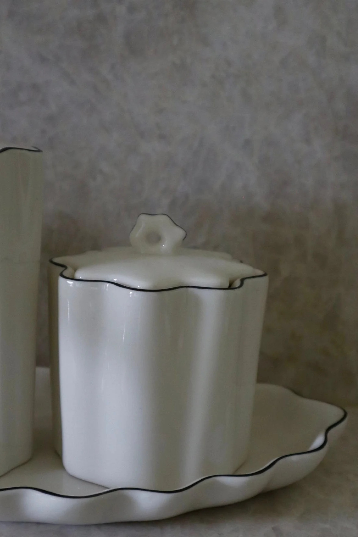 Le Marais Cotton Jar by Kassatex | THELIFESTYLEDCO