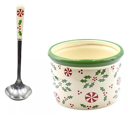 Temp-tations Seasonal Punch Bowl with Serving Spoon - QVC.com | QVC