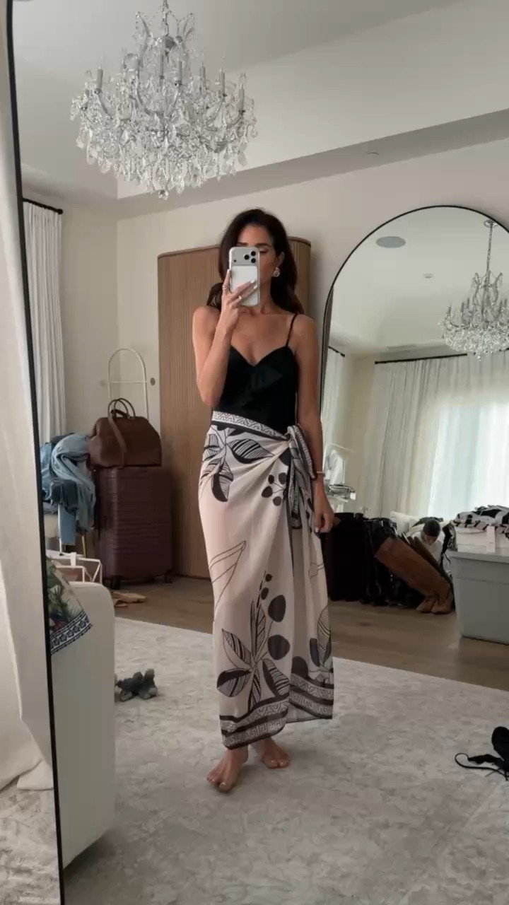 I’m super happy with this set from Amazon! The one piece comes with this beautiful sarong. I’m just shy of 5-7” wearing the size small.  #stylinbyaylin #aylin #amazonswim #amazonfashion 

#LTKTravel #LTKSeasonal #LTKOver40