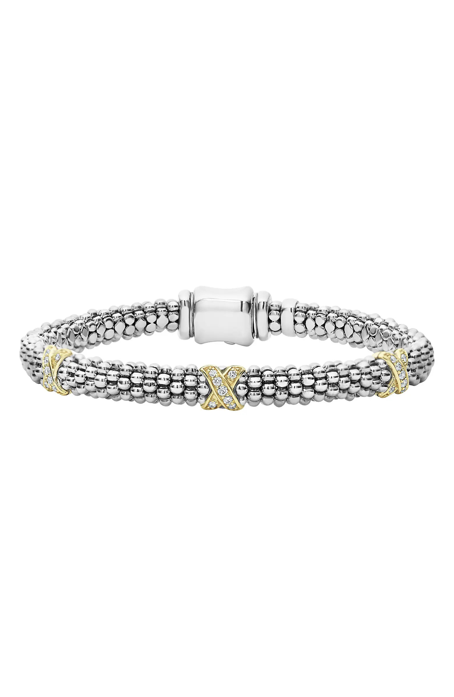 LAGOS 'Signature Caviar' Diamond Rope Bracelet | Nordstrom | Nordstrom
