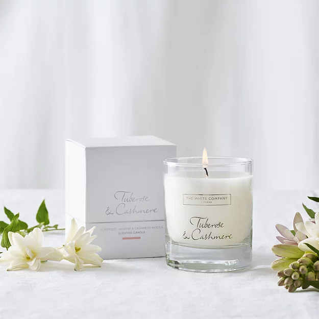Tuberose & Cashmere Signature Candle | Signature Candles | The  White Company | The White Company (UK)