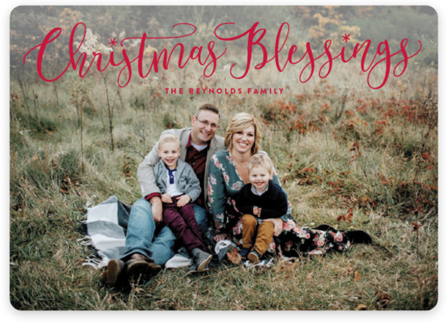 Festive Christmas Blessings OHC | Minted