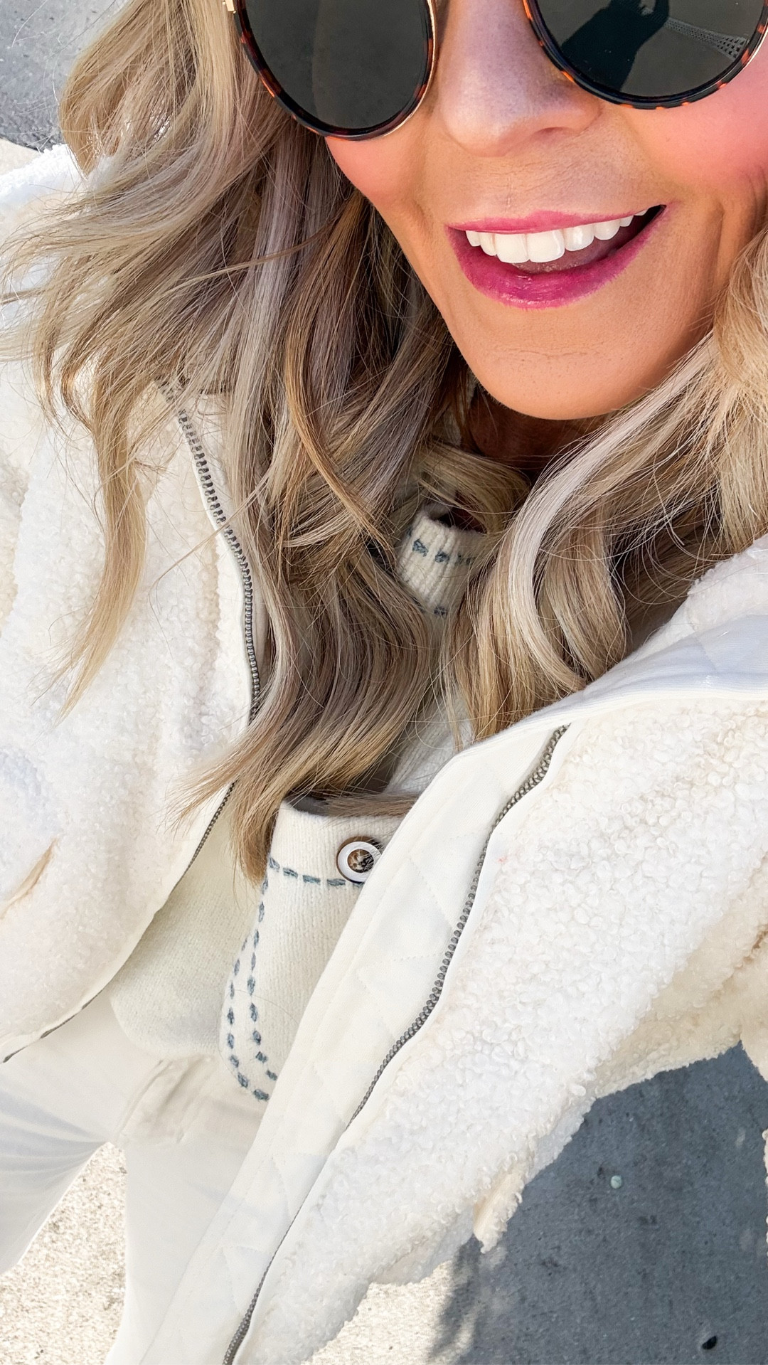 more winter white obsessions!! wearing XXS and on major sale • 

#LTKSeasonal #LTKdayinmylife #LTKSaleAlert