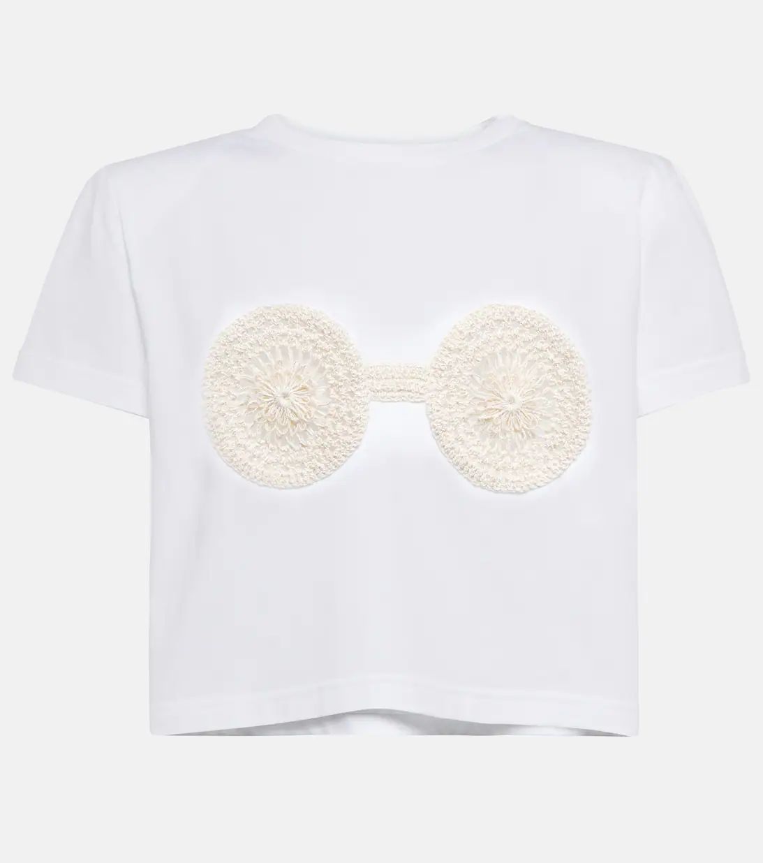 Embroidered cotton T-shirt | Mytheresa (US/CA)