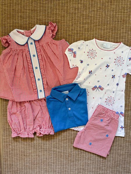 The cutest patriotic lineup from @littleenglishclothing! 🇺🇸 They are having their big warehouse sale this week, up to 50% on spring & summer items! 

#LTKKids