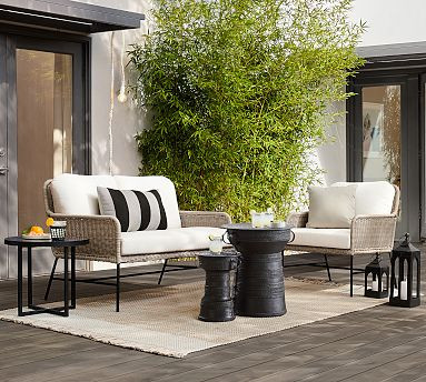 Tulum 3-Piece Outdoor Furniture Set | Pottery Barn (US)