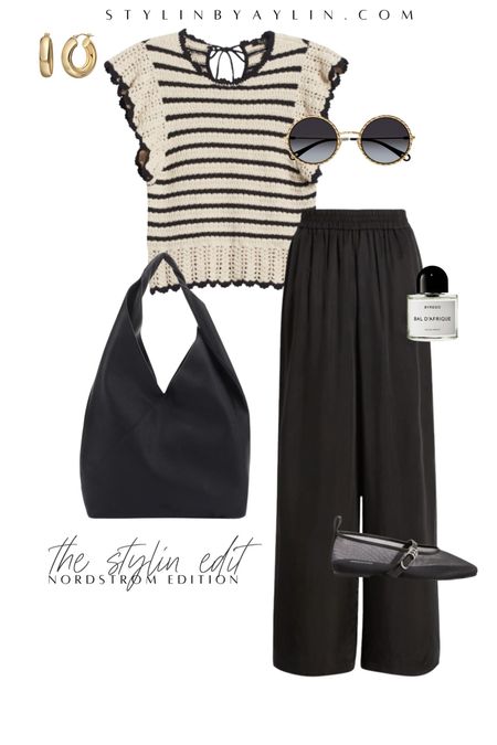 OOTD- Nordstrom edition, casual style, accessories, striped top, accessories, tote bag, ballet flats #StylinbyAylin #Aylin

#LTKStyleTip #LTKFindsUnder100
