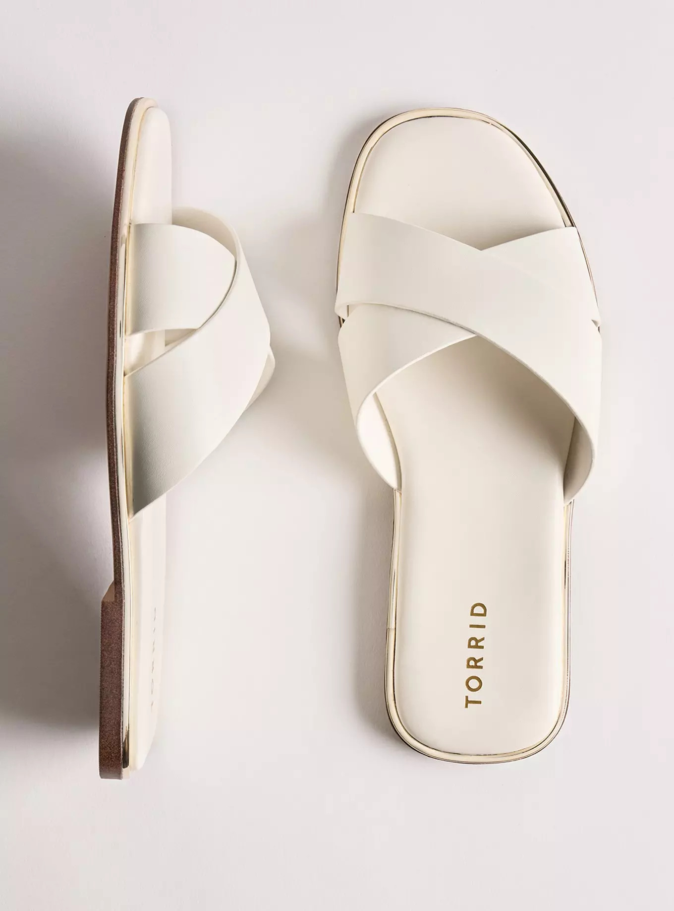 Criss-Cross Metal Trim Slide (WW) | Torrid (US & Canada)