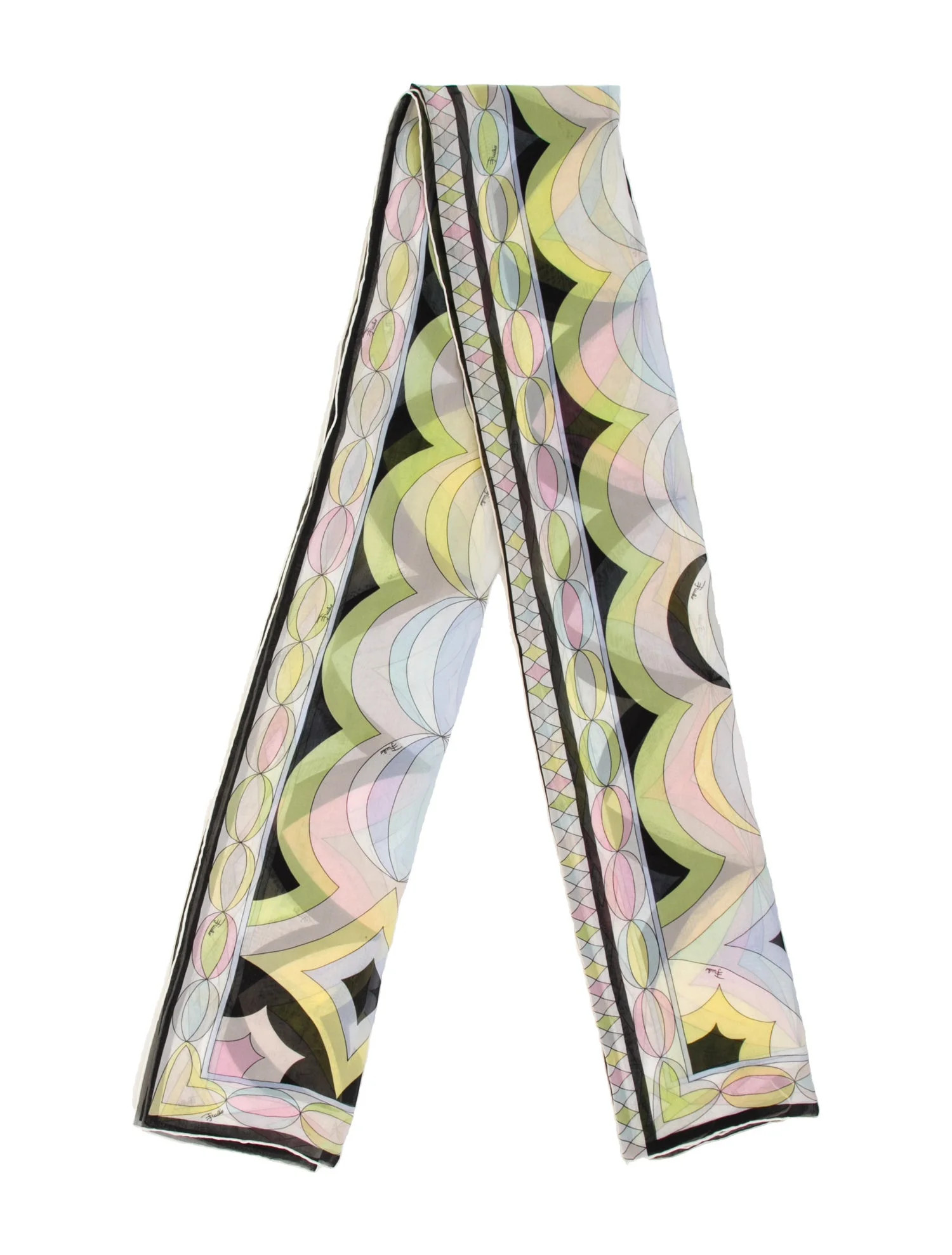 Emilio Pucci Silk Printed Scarf - Blue Scarves and Shawls, Accessories - EMI149276 | The RealReal | The RealReal