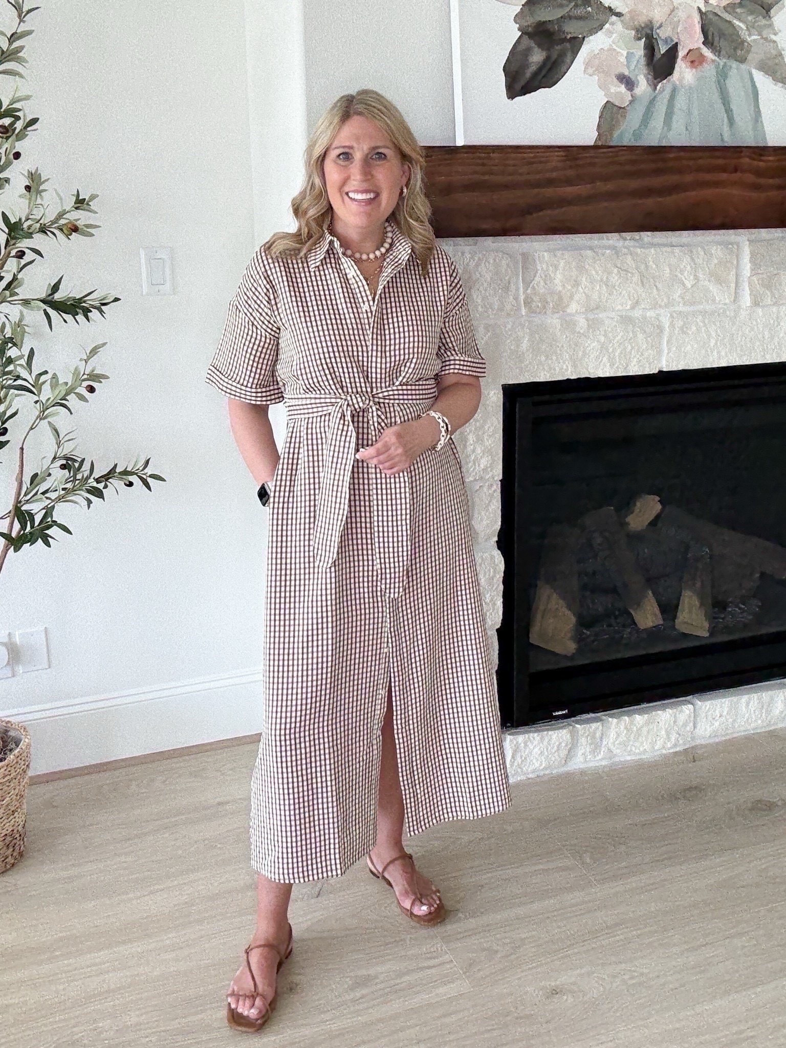 Lovely option for seasonal transition. This Brown Gingham Seersucker dress from @Tuckernuck is lightweight and breathable. It has a relaxed fit. Runs tts. Love. ♥️

#LTKStyleTip #LTKShoeCrush #LTKItBag #LTKParties #LTKGiftGuide #LTKFindsUnder50 #LTKFindsUnder100 #LTKootd #LTKMidsize #LTKWorkwear #LTKBeauty #LTKOver40 #LTKSeasonal #LTKSaleAlert #LTKTravel