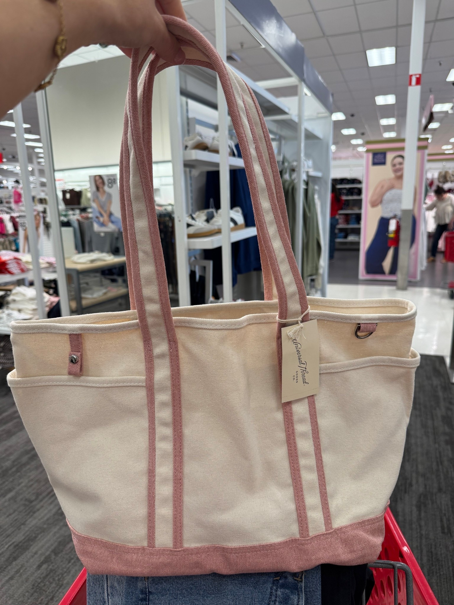 The cutest tote bag! 

Target, target tote bag, target teacher bag, target school bag 