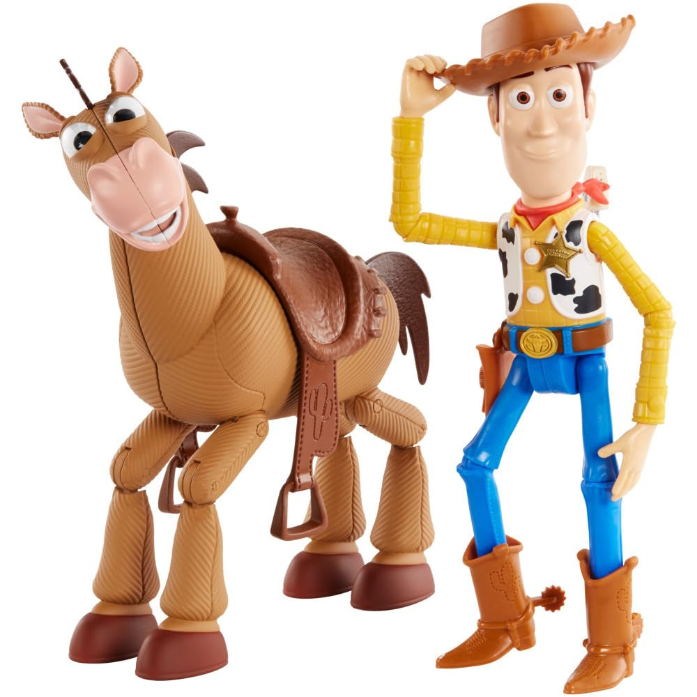Mattel Disney Pixar's Toy Story 4 Woody and Buzz Lightyear 2-Character Pack, Movie-inspired Relat... | Amazon (US)