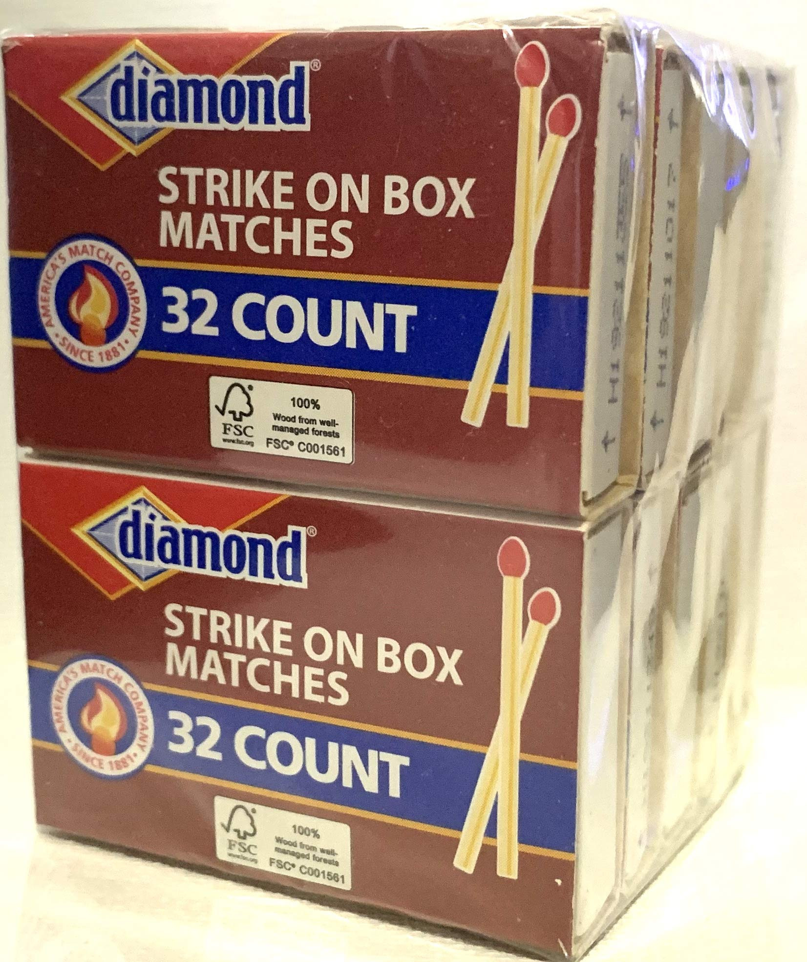 Greenlight Diamond Strike on Box Matches, 32 Count (Pack of 10) | Amazon (US)