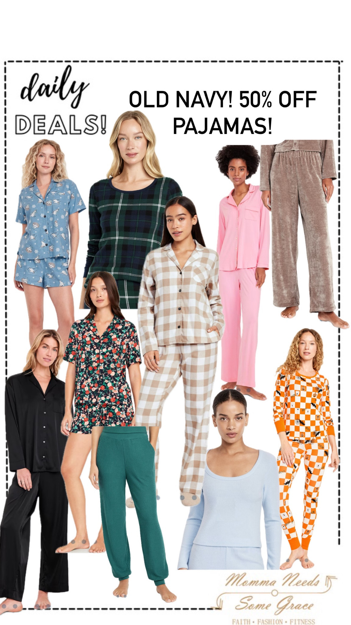 Old Navy pajamas 50% off including all holiday pajamas for the family! Sale ends 10/6!

#LTKSeasonal #LTKFindsUnder100 #LTKFamily
