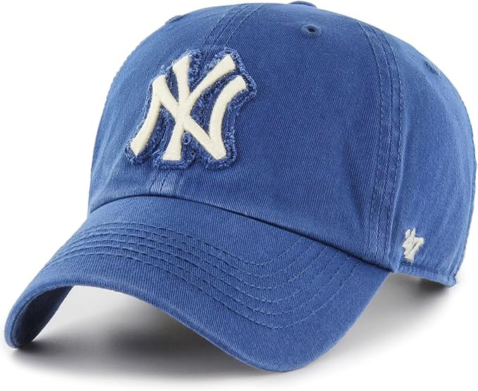 '47 MLB Perfect Game Primary Logo Clean Up Adjustable Hat Cap, Adult One Size | Amazon (US)