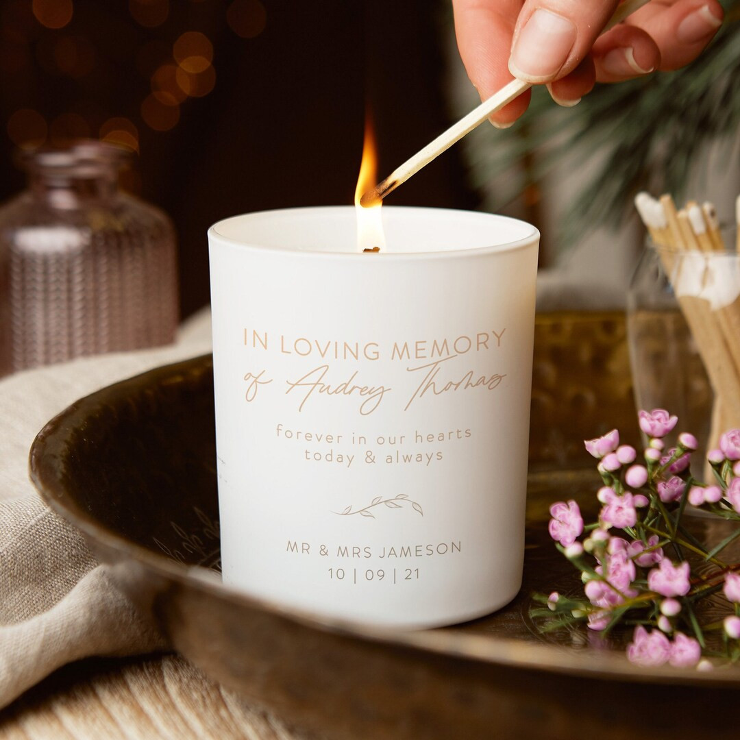 Memorial Candle for Wedding in Loving Memory Wedding Memorial Candle - Etsy | Etsy (US)