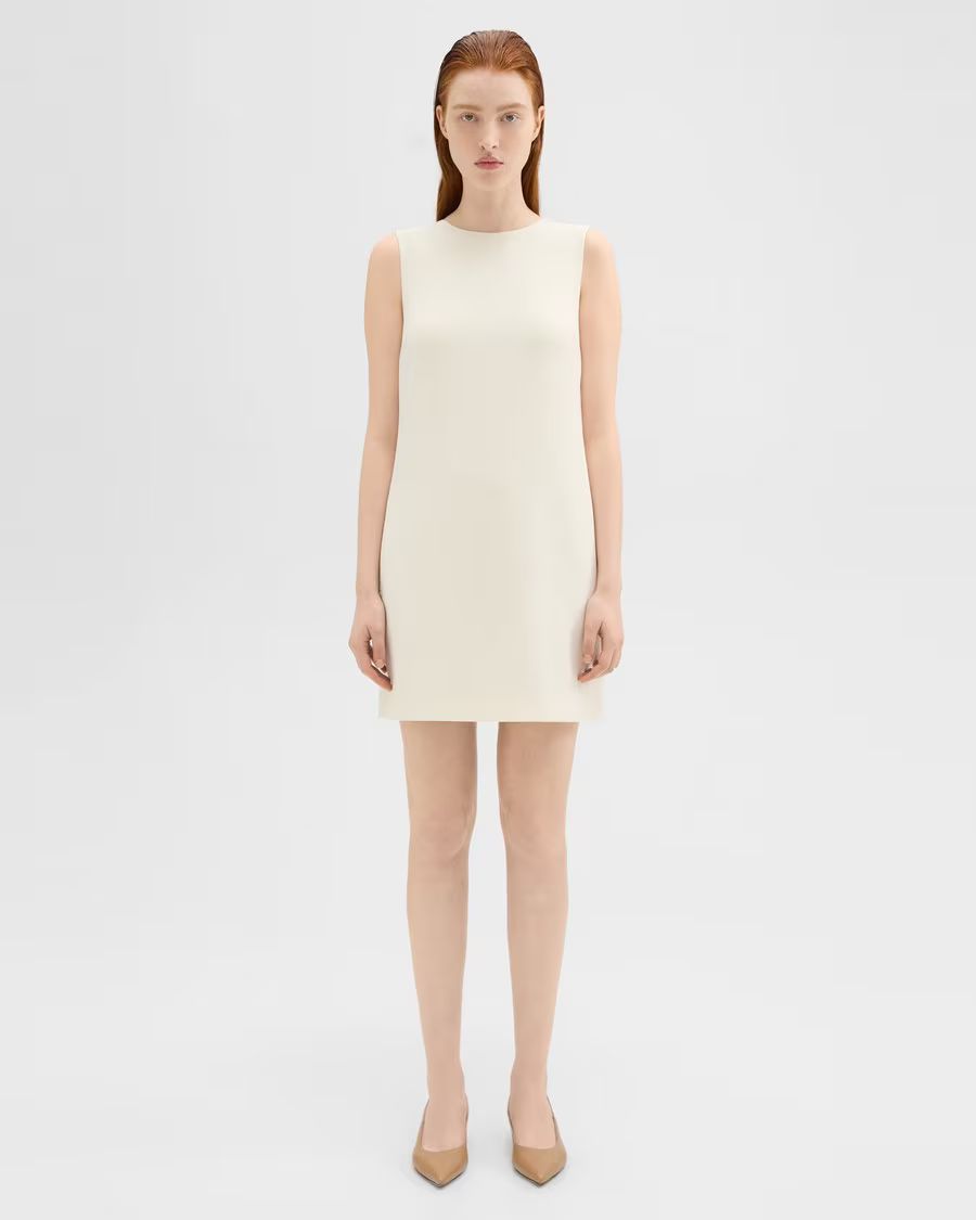Shift Dress in Admiral Crepe | Theory