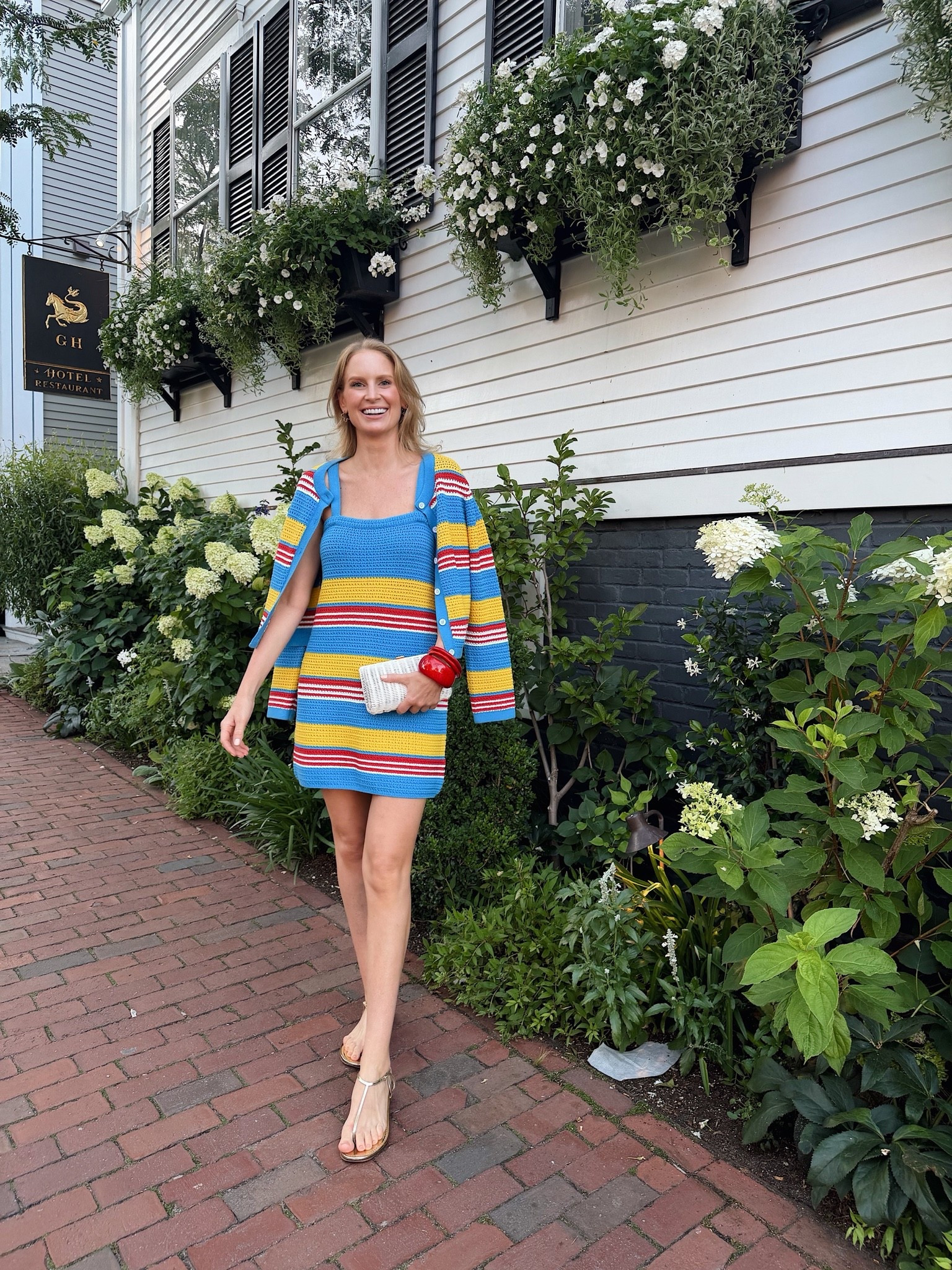 Friday night’s look! Wearing a small in the cardigan and dress. My clutch is by Aerin!

#LTKootd #LTKTravel