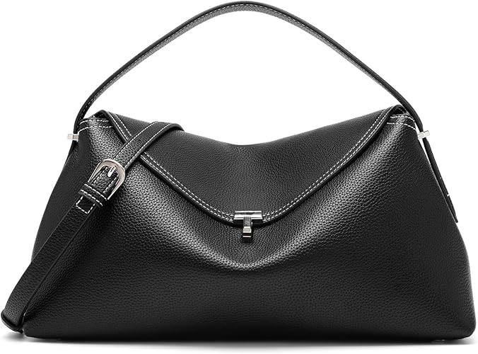 Leather Crossbody Bag for Women, Multiple Compartments for Everyday & Travel | Amazon (US)