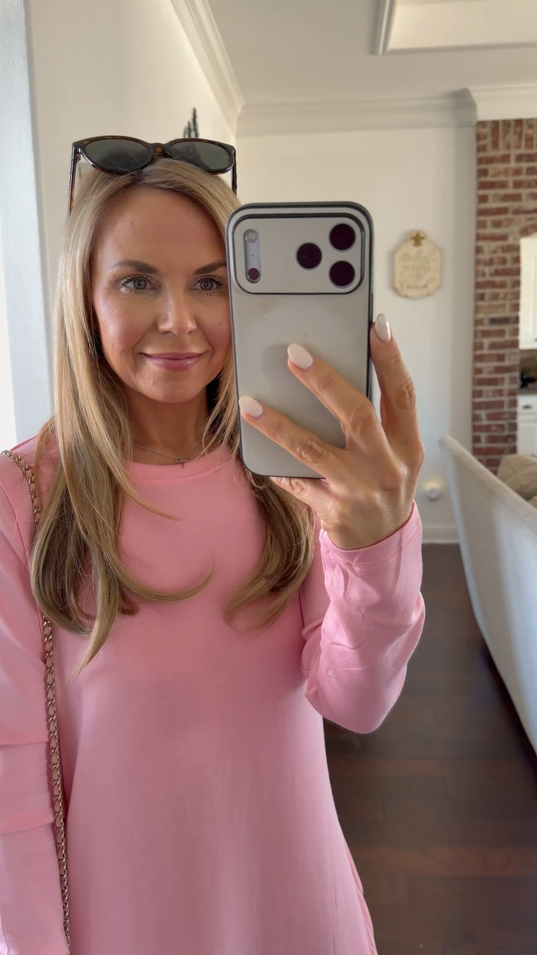 Pink transitional dress from late Winter to early Spring. Runs TTS 

#LTKSeasonal #LTKPetite #LTKValentine