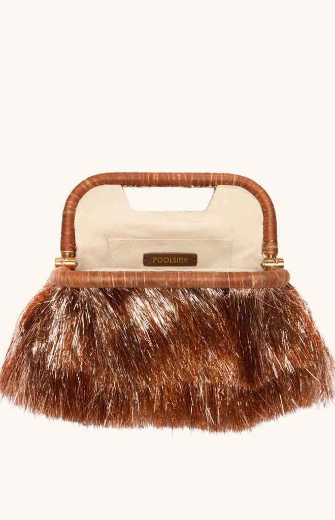The Flamands Fringe Tote Disco in Cocoa | Over The Moon