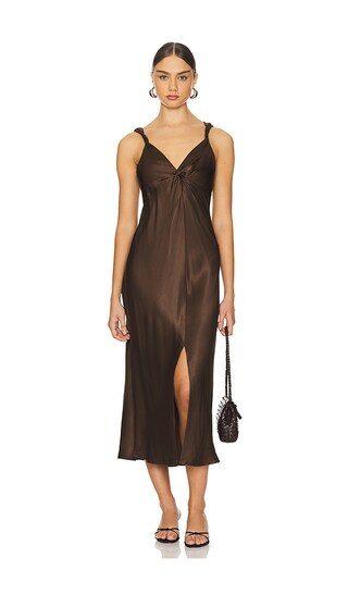 Viviana Dress in Dark Moss | Revolve Clothing (Global)